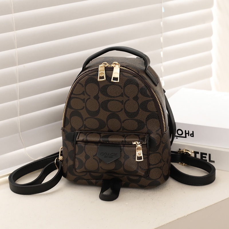 Coach_Ba lô Túi xách nữ nhỏ Túi xách da PU sang trọng Túi đeo vai nữ Túi đeo chéo lớn