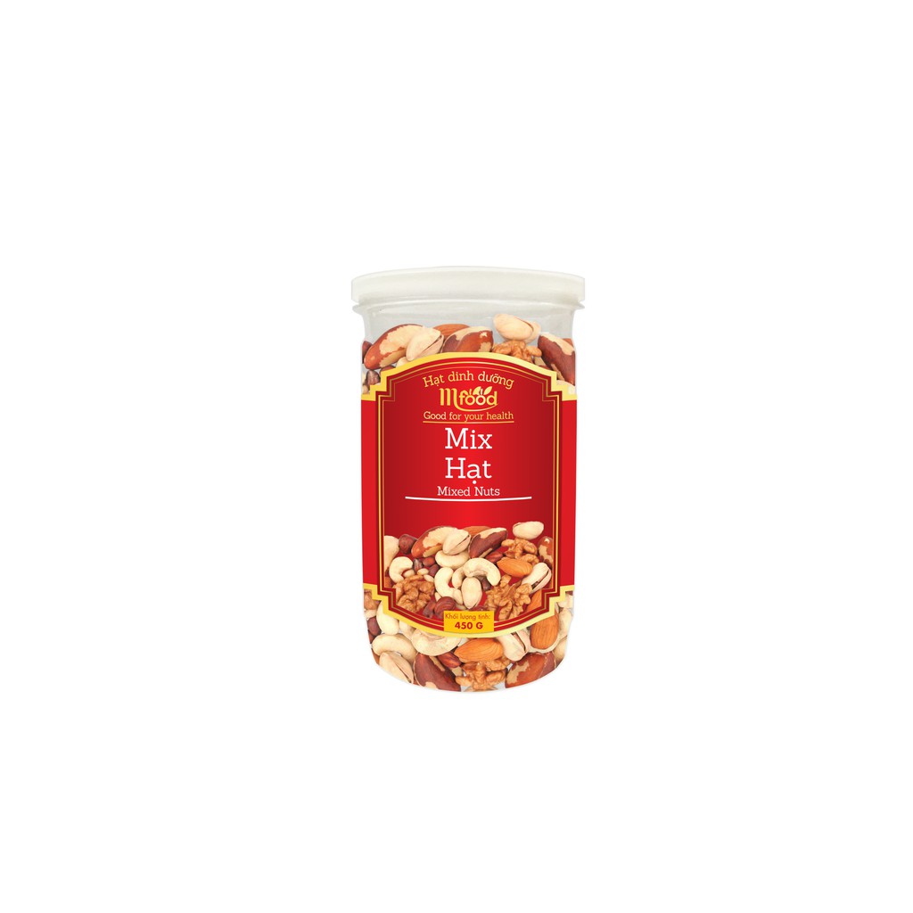 MIX HẠT CAO CẤP 5 Loại Hạt Đã Tách vỏ 450g