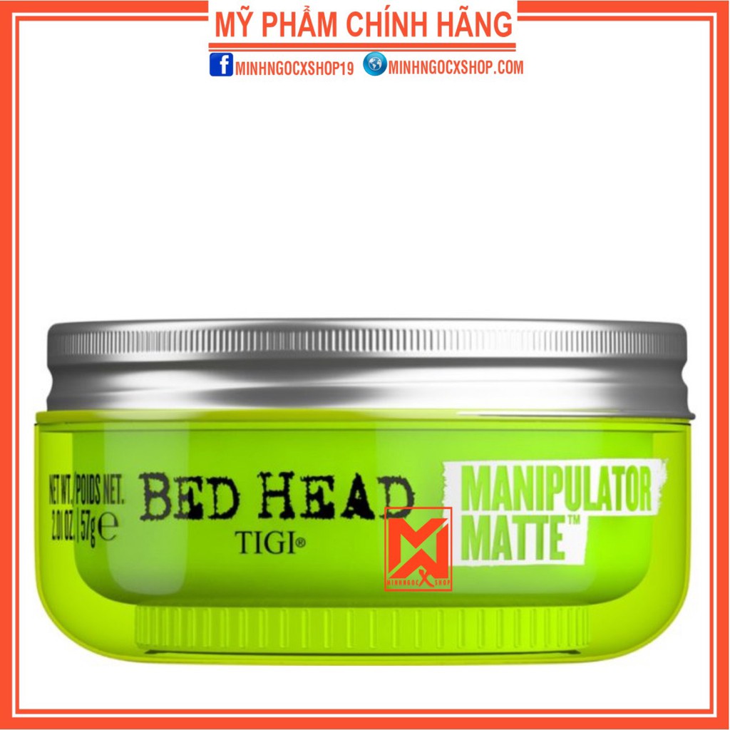 Sáp giữ nếp hiệu ứng mờ TIGI BED HEAD MANIPULATOR MATTE 57g chính hãng