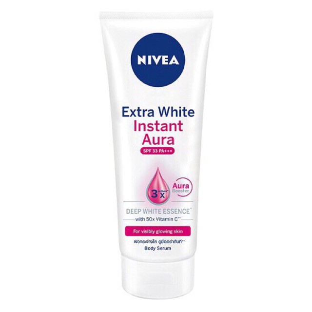 Tinh chất dưỡng thể dưỡng trắng NIVEA giúp sáng da tức thì & chống nắng (180ml)