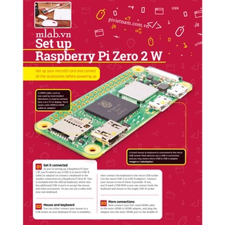 Máy tính nhúng Raspberry Pi  Zero 2 W phiên bản mới nhất