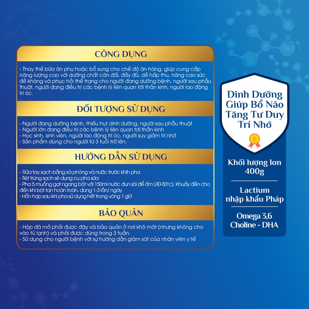 Sữa Neomil Neuro 900g - Dinh Dưỡng Chuyên Biệt Cho Não Bộ