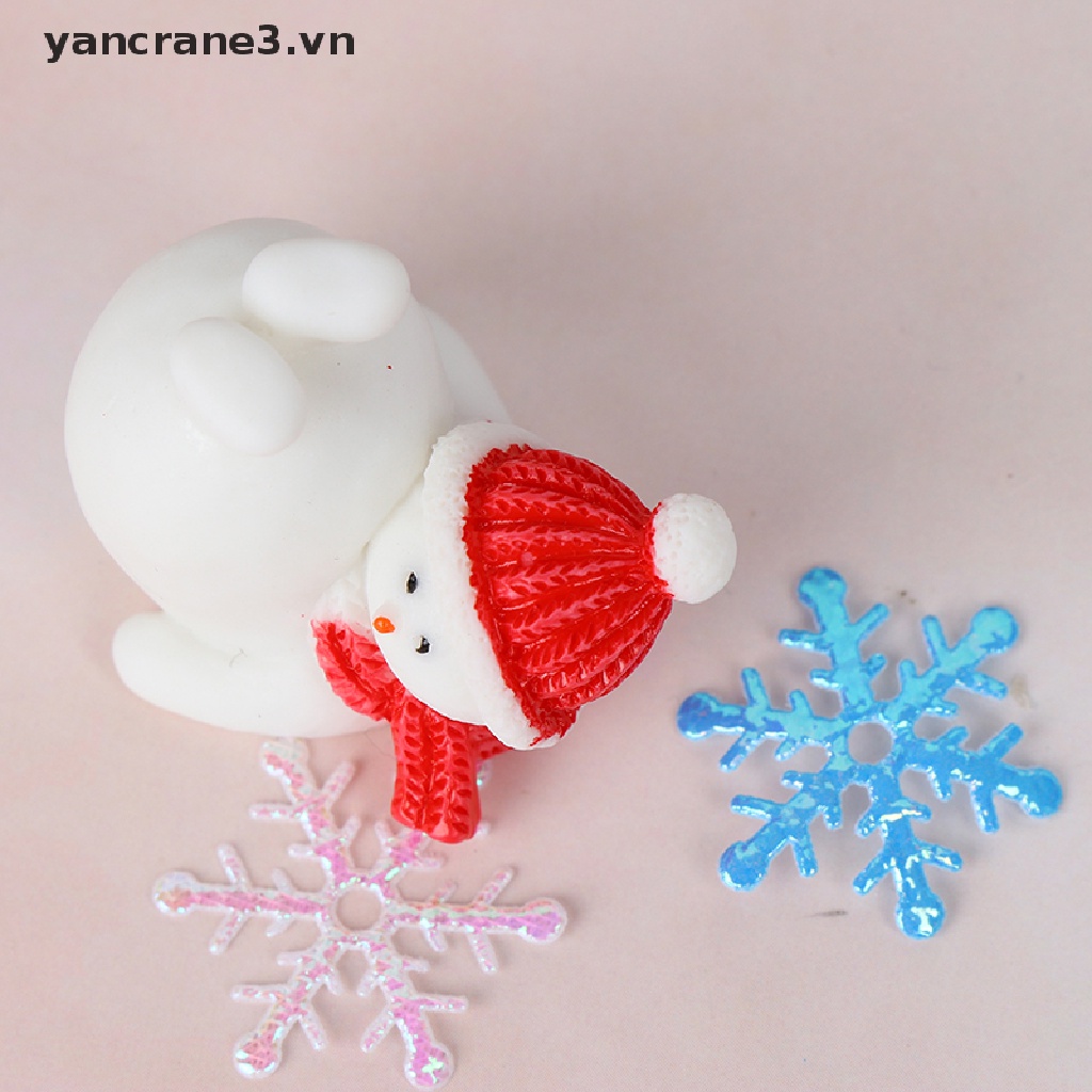 Mô Hình Ông Già Noel / Người Tuyết / Cây Thông Trang Trí Giáng Sinh Thu Nhỏ {yancrane3.vn}