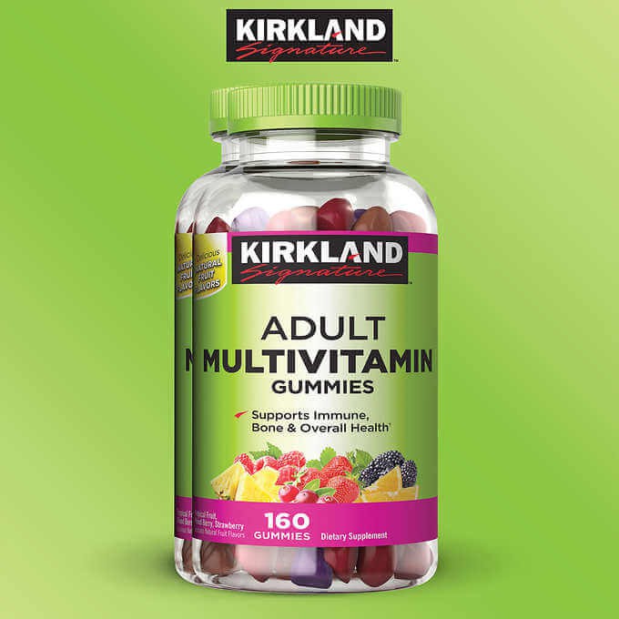 Kẹo dẻo Kirkland Signature Adult Multivitamin Gummies 160 viên của Mỹ