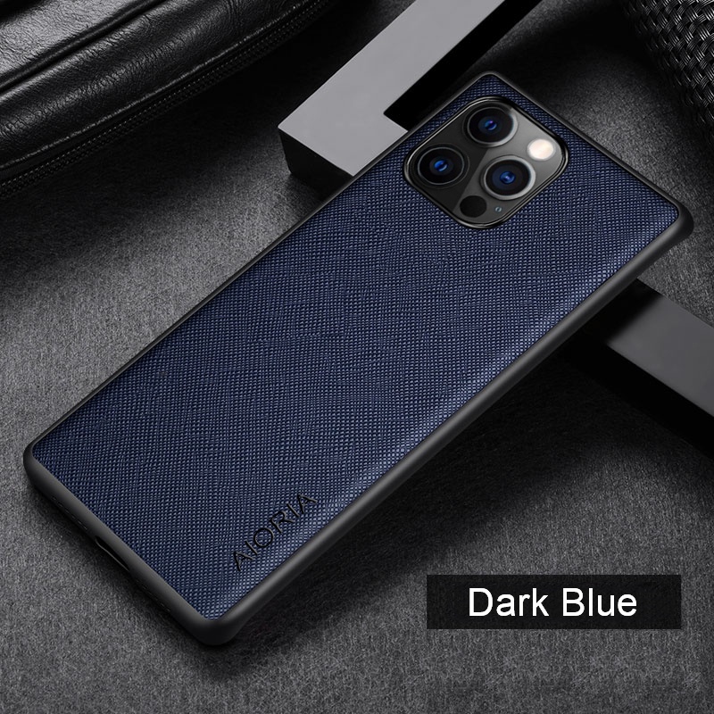 Ốp Điện Thoại Da PU Viền TPU Chất Lượng Cao Cho iPhone 11 12 13 Pro Max 12 13 Mini