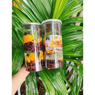 Mix trái cây sấy dẻo, trái cây sấy ăn healthy không mập, vị tự nhiên loại 500g