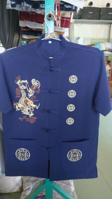Áo Kiểu Tàu Nam size M đến XXL: CL siêu lụa loại 1