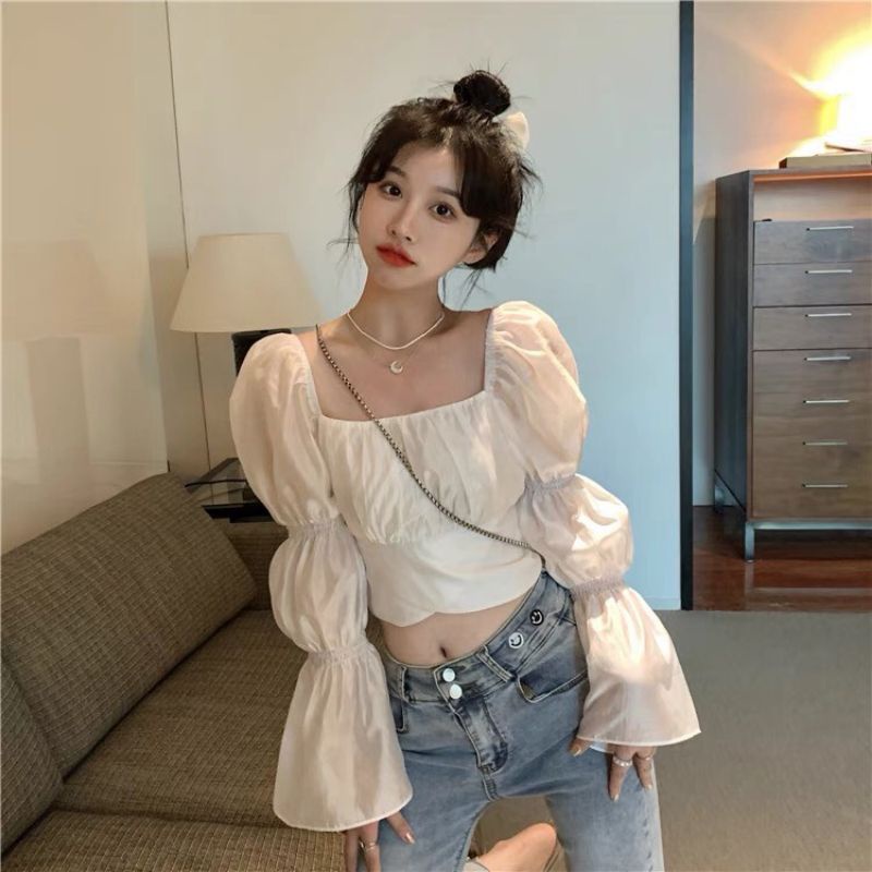 ÁO KIỂU TIÊU THƯ BO TAY CỘT NƠ SAU SIÊU XINH M7