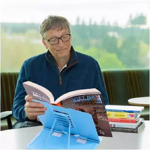 Giá đỡ đọc sách chống cận, kệ kẹp sách để bàn chống cận thị cho bé đọc sách bằng kim loại