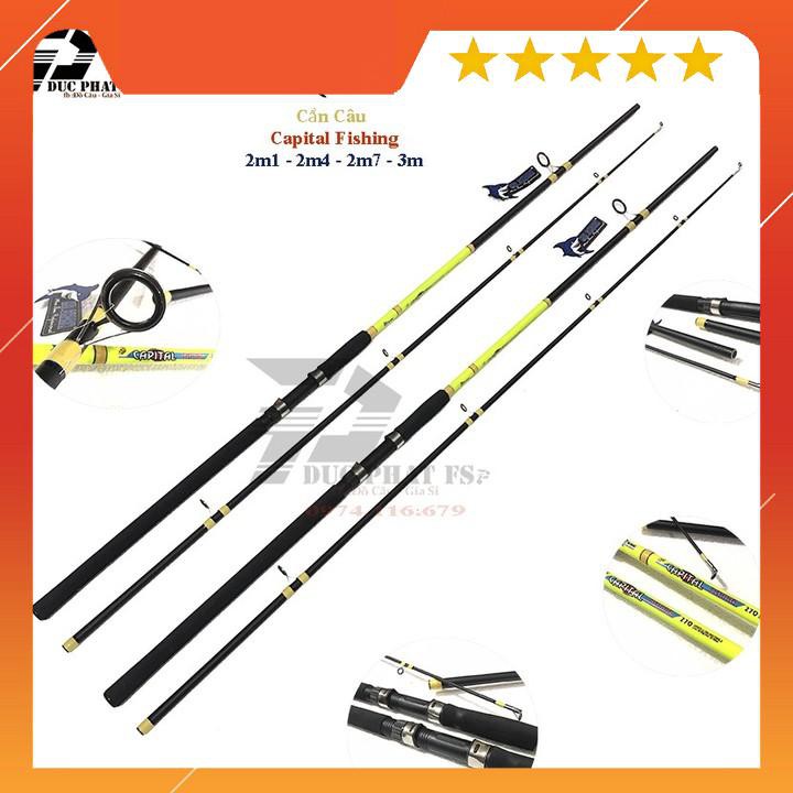 Cần câu 2 khúc rỗng Mr.Shark Capital (2m1 - đến 3m) siêu khỏe giá rẻ Giá Xưởng