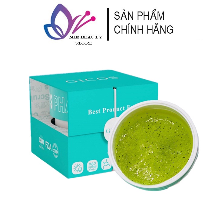 Kẹo thanh tẩy pha Gicos Candi's pha scrub trẻ hóa da làm hồng tươi sáng căng mọng và mịn màng.