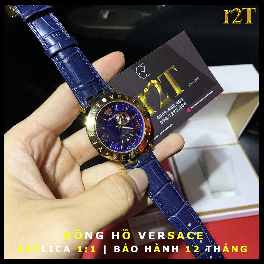 Đồng Hồ Nam Versace Cao Cấp - Đồng Hồ Quartz Dây Da chính hãng