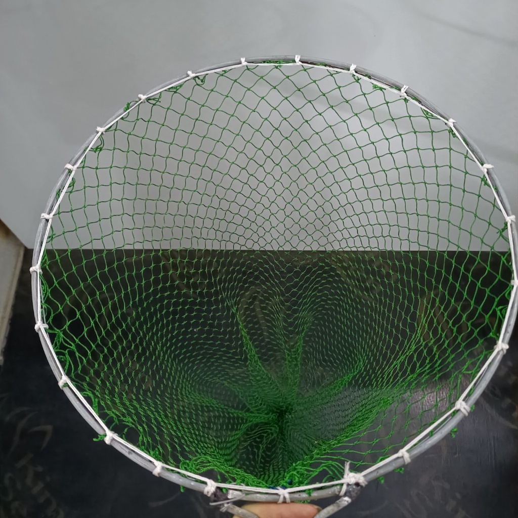 Vợt xúc cá sợi dù A15 sợi 15 khung sắt siêu bền - Thích hợp cho câu cá, vớt rác, ao hồ, thủy sản