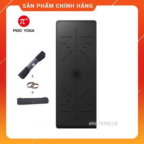 Thảm tập Yoga định tuyến Cao su tự nhiên PU Pido Cao Cấp -