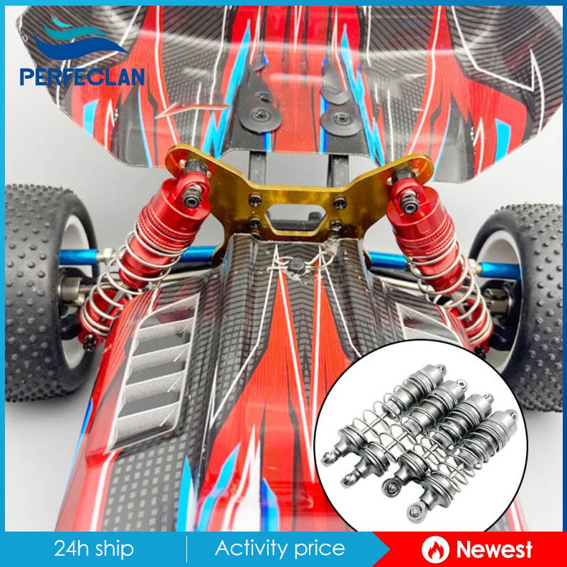 Bộ Giảm Xóc Bằng Kim Loại Cho Xe Điều Khiển Từ Xa Wltoys 1 / 10 104001 Mô Hình Xe Hơi Buggy Màu Đỏ Độc Đáo