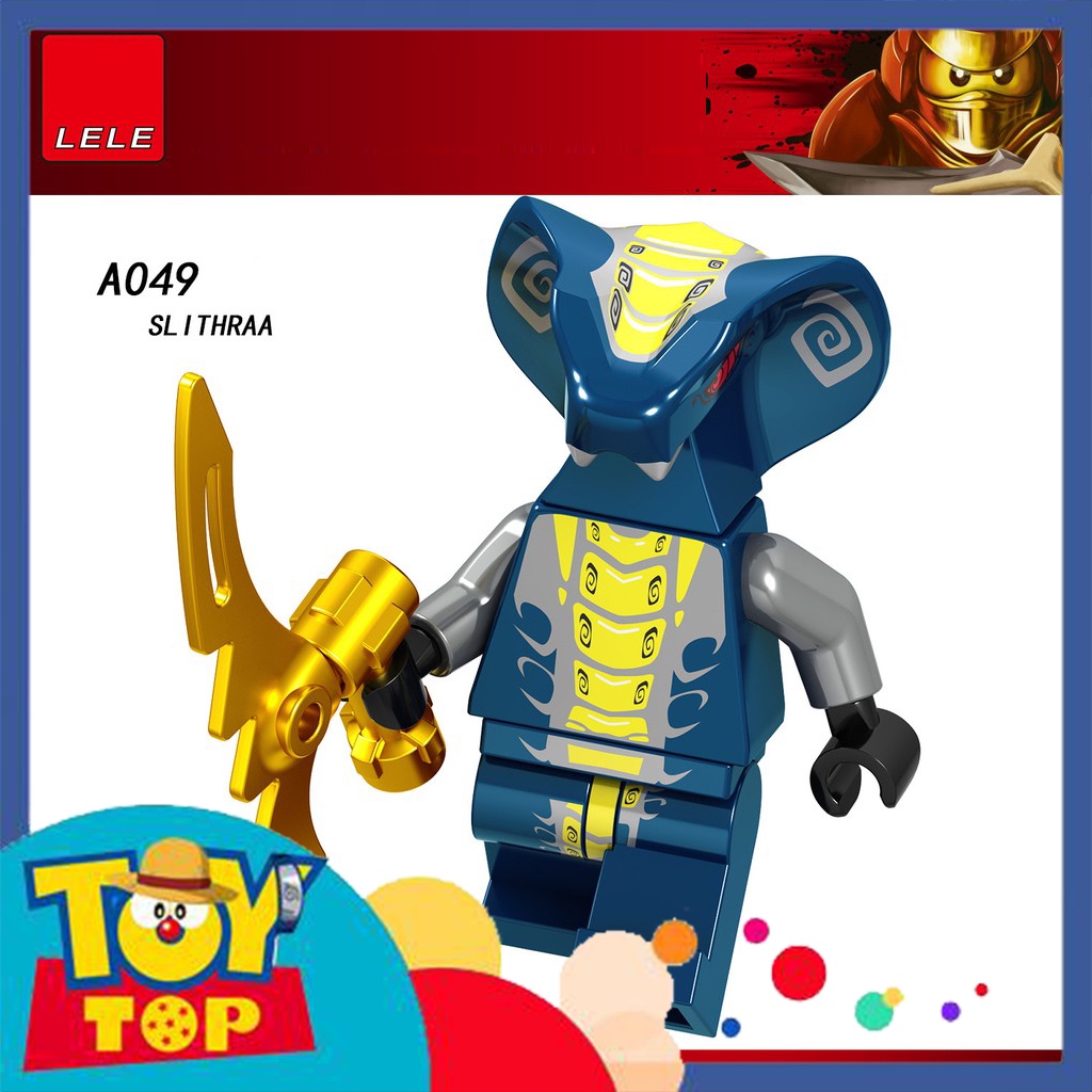 Đồ chơi lắp ghép Ninja : Minifigure ninja nhân vật Garmadon Shark Army Jelly A049 - A056