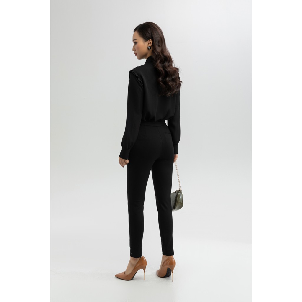 Quần Skinny nữ đính phụ kiện kim loại IVY moda MS 22C6001