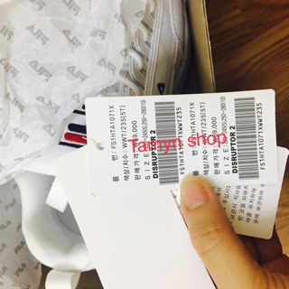 GIÀY FILA DISRUPTOR 2 AUTHENTIC ORDER HÀN QUỐC