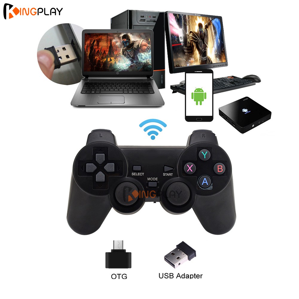 Tay cầm chơi game PC Laptop, Điện Thoại, TV Android, TV Box, PS3 - Tay cầm chơi game không dây 706 - Full skill Fo4, Pes