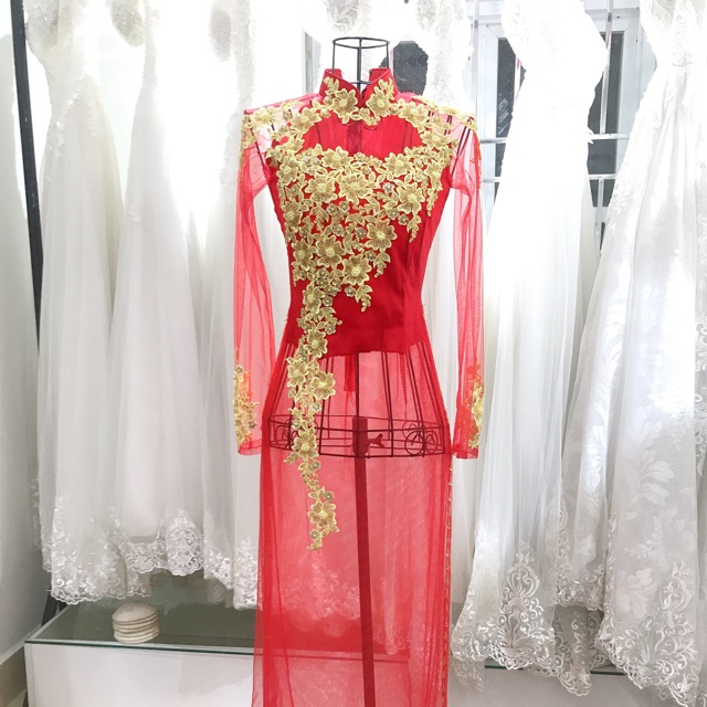 Thanh lý áo dài cô dâu