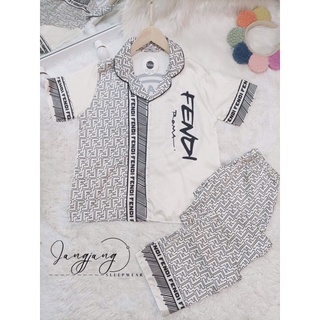 💕ĐỒ BỘ PYJAMA TAY NGẮN💕LỤA LATIN SAM