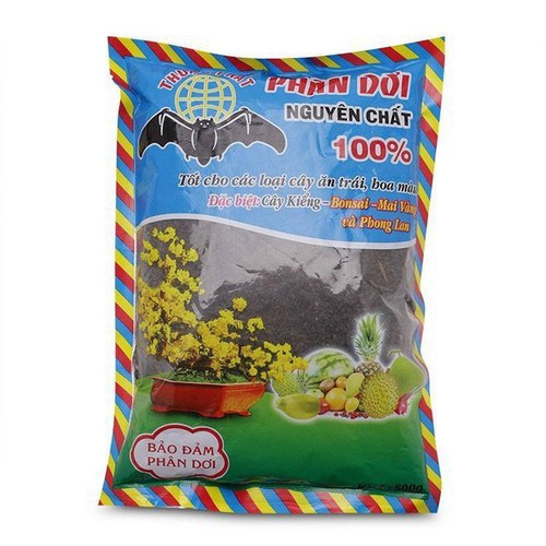 Phân Dơi nguyên chất tốt cho cây ăn trái, hoa kiểng 500 gr