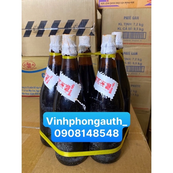 DẤM TIỀU THỦY TINH 500ML - DẤM TIỀU NGƯỜI HOA TRUYỀN THỐNG