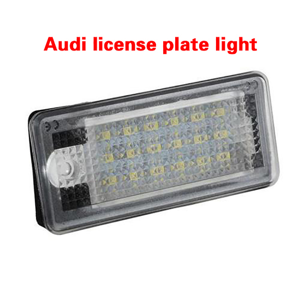 Set 2 Đèn Led Gắn Biển Số Xe Ô Tô Audi A3 S3 A4 S4 A6 C6 A8 S8 Q7 7x3.2x1.7cm