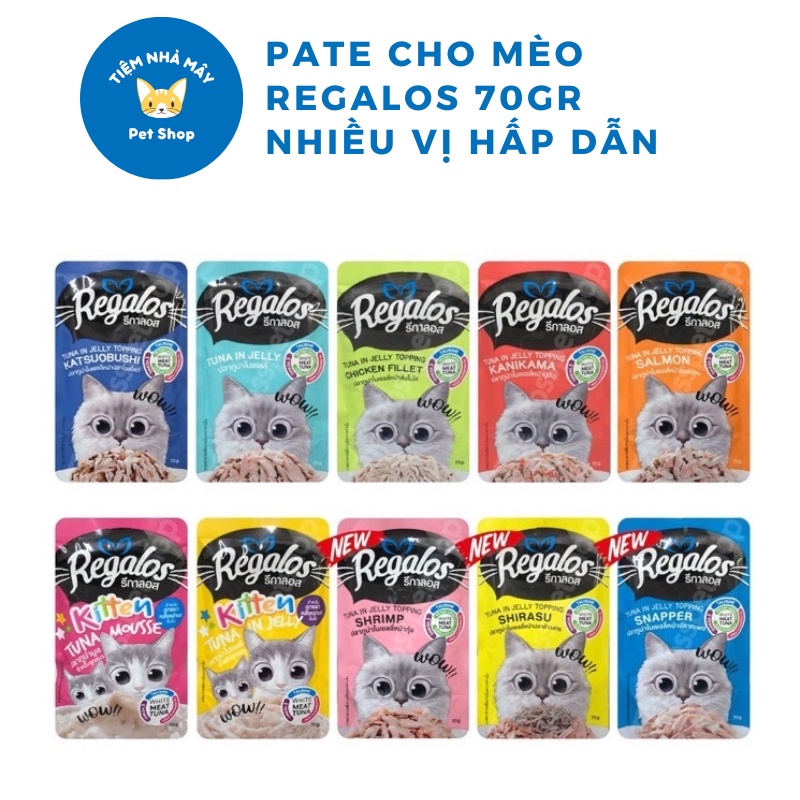 (Sale) Pate Regalos Cho Mèo 70g (Nhiều vị hấp dẫn)