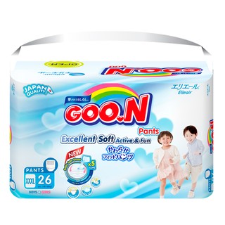 Bỉm quần Goon Renew Slim XXXL26 cho bé từ 25-30kg