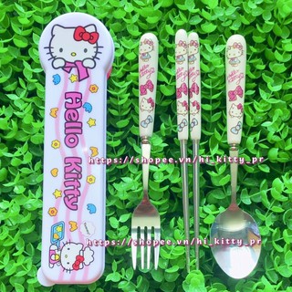 Nĩa Inox Hello Kitty