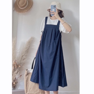 Set yếm ulzzang 3 màu (than, đen, be)