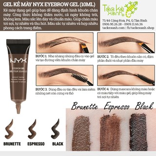 Gel kẻ mày nyx eyebrow - ebg