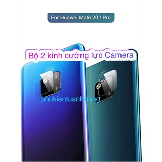 Bộ 2 Miếng Dán Cường Lực Camera Huawei Mate 20 Pro 2.5D Classic Glass
