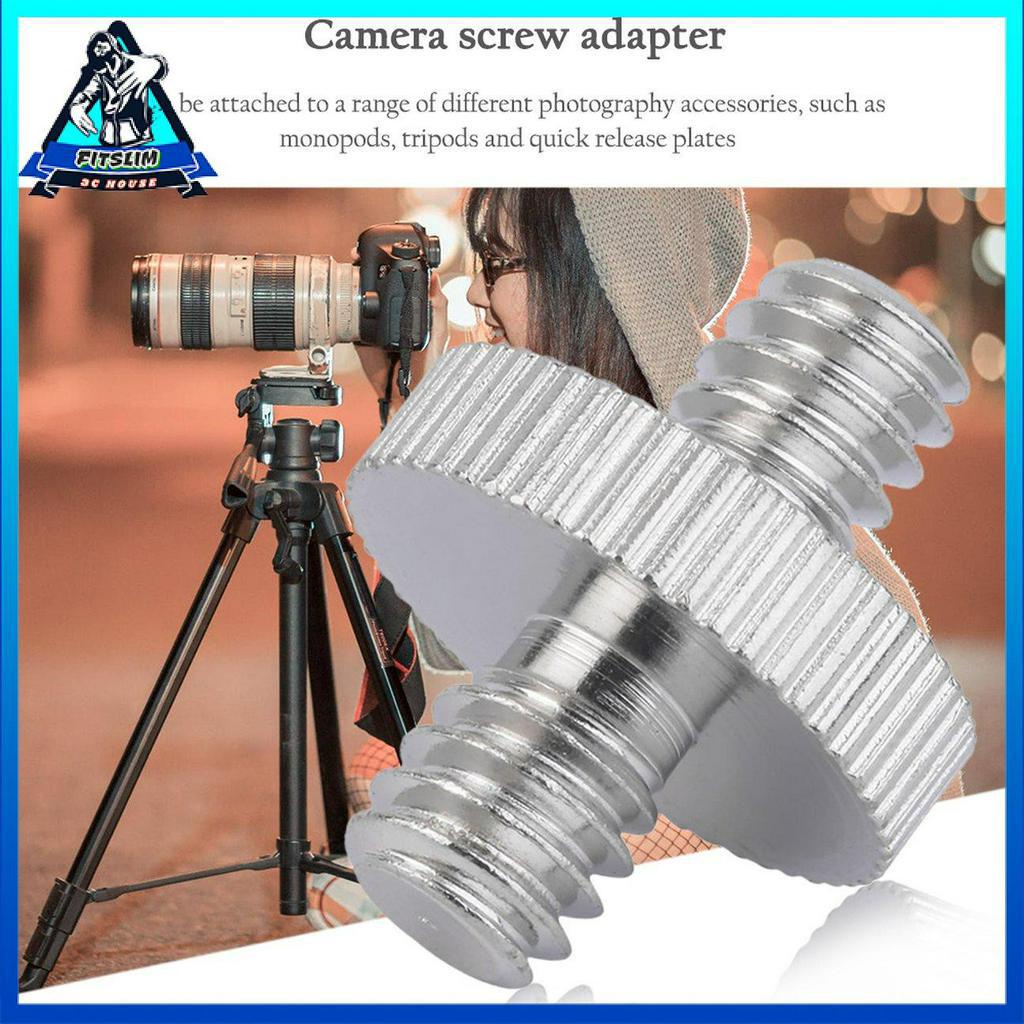 Bộ chuyển đổi vít máy ảnh 1/4 "Nam sang 1/4" Nam cho giá đỡ chân máy