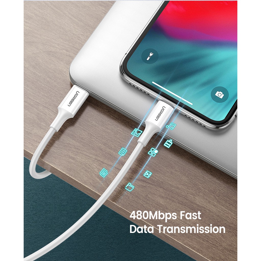 Dây Cáp Sạc Nhanh Usb C Sang Lightning Cho Iphone 11 Pro 18w Pd