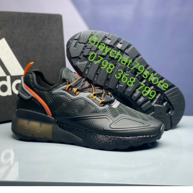 Giày Adidas ZX 2K Boost 'Black Orange' GY3547 Nam