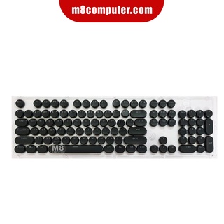 Keycap tròn / keycap máy đánh chữ - đen