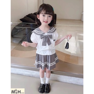 Set bộ đồ đi học cho bé gái
