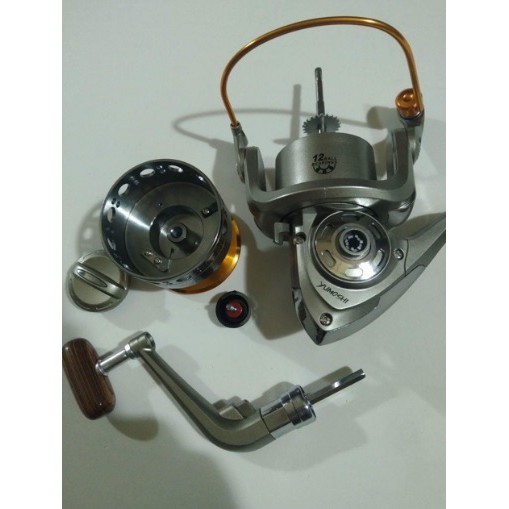 Bộ cần câu shimano 2 khúc 2m7 ,máy yumoshi lc 7000 kèm trọn bộ phụ kiện (rẻ vô địch)