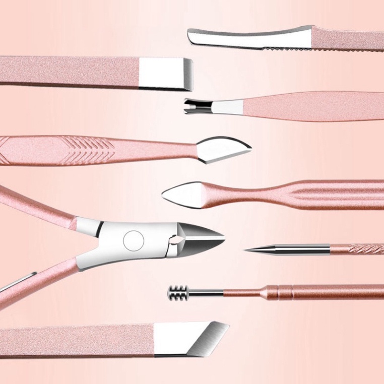Bộ Cắt, Dũa Bấm Móng Tay Làm Nail Care Cao Cấp Tiện Dụng 18 chi tiết.ĐTBX