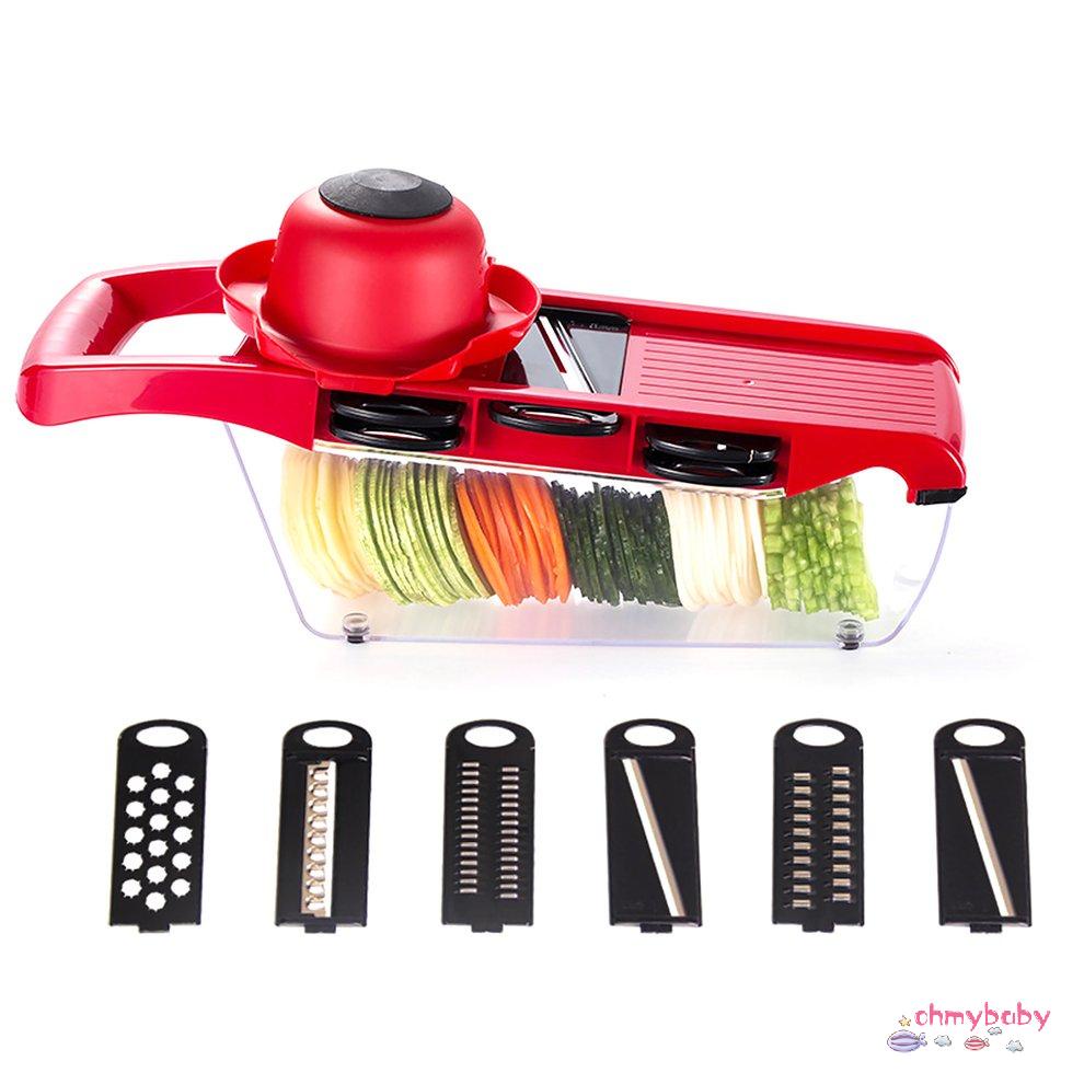 Máy cắt rau củ quả Mandoline Slicer với Lưỡi thép không gỉ Máy gọt khoai tây [8/17]