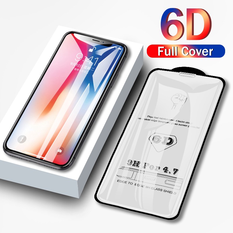 ☼₪❇Miếng Dán Màn Hình SUNTAIHO Kính Cường Lực 6D Viền Cong Cho iPhone 7 Plus XR 6 8 XS MAX