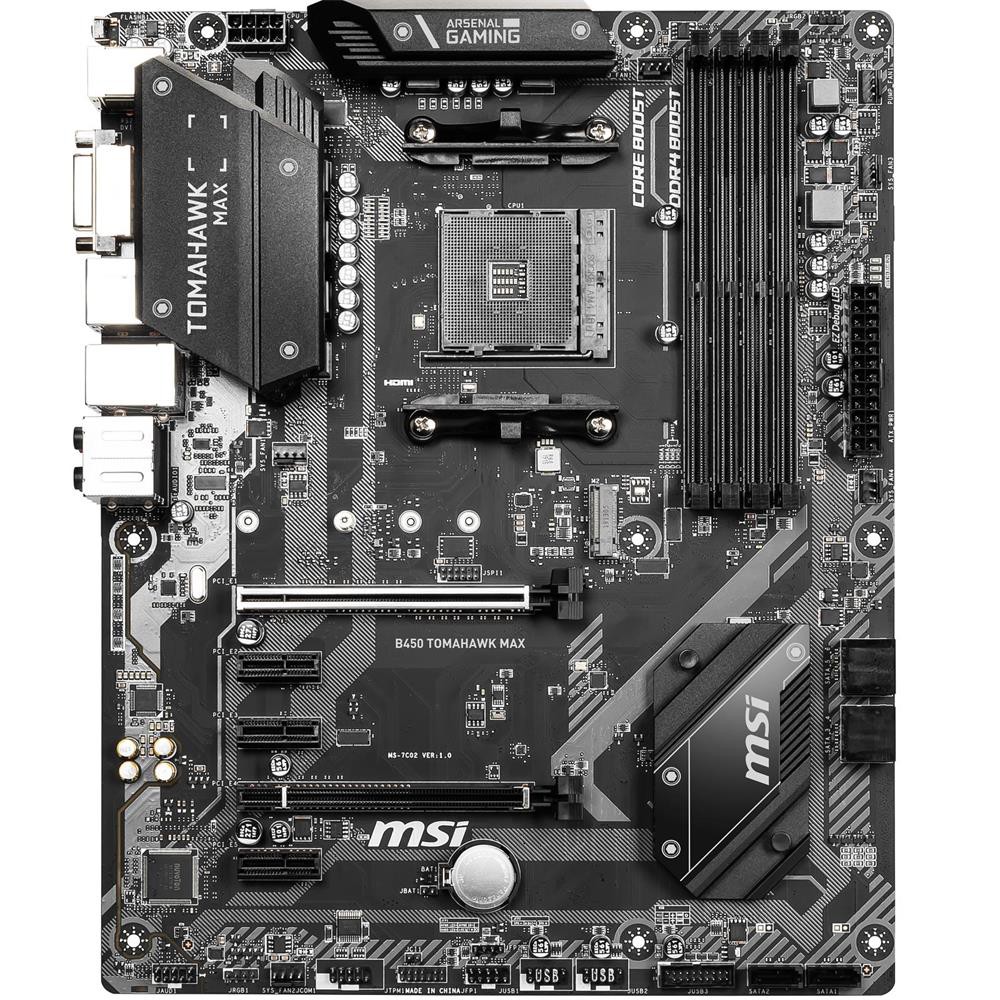 Bo mạch chủ Main MSI B450 TOMAHAWK MAX II AM4 ATX ( New chính hãng bảo hành 36T) | BigBuy360 - bigbuy360.vn