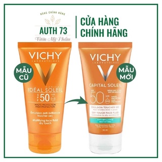 Kem chống nắng Vichy Ideal Soleil Mattifying Face Fluid Dry Touch SPF 50 UVA +UVB 50ml