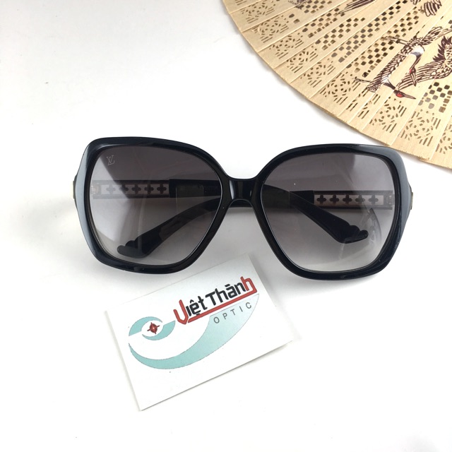 Kính chống Uv400 vuông điểm vàng