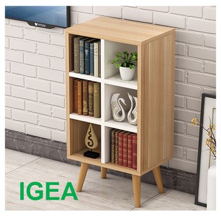 Bàn trà sofa Bắc Âu màu trắng - vân sồi