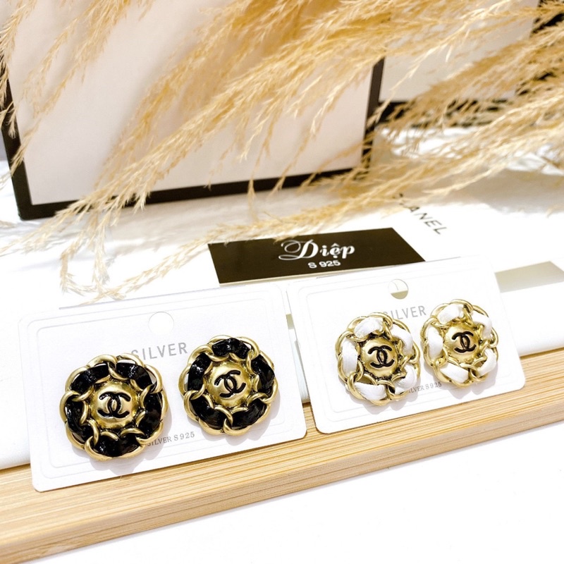 Bông tai hãng khuyên tai đính đá mẫu mới phong cách hàn quốc  Hari Korea accessories Hari korea accessories