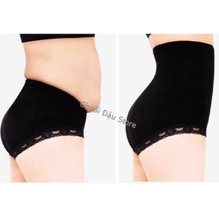 Quần Lót Gen Bụng Cạp Cao Định Hình Eo Manufie