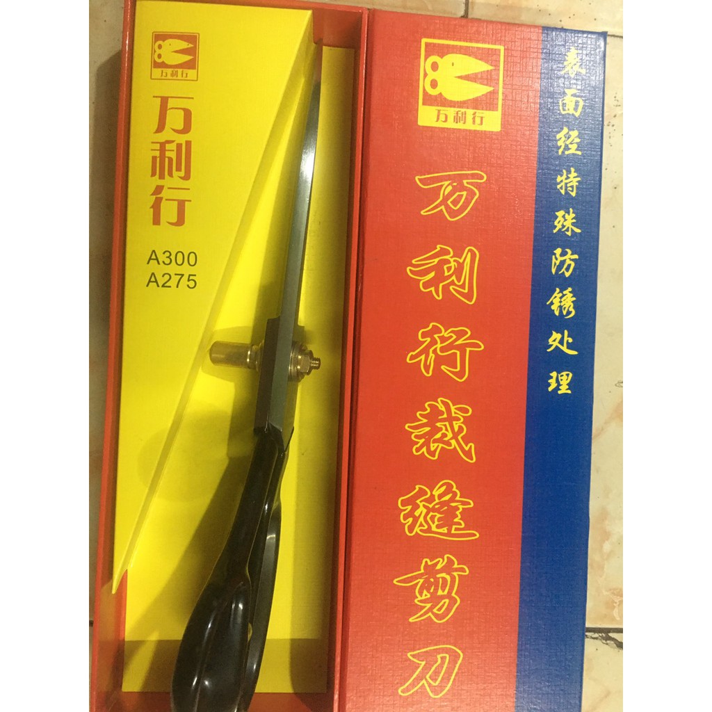 kéo cắt vải cao cấp thép không rỉ có ốc đở kéo giúm kéo không ngã 12 inch